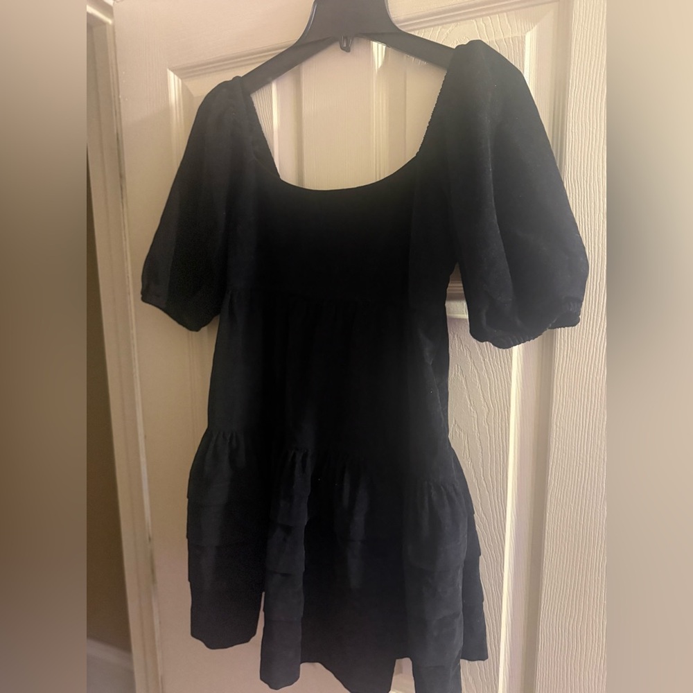 American Eagle Outfitters Black Midi Dress